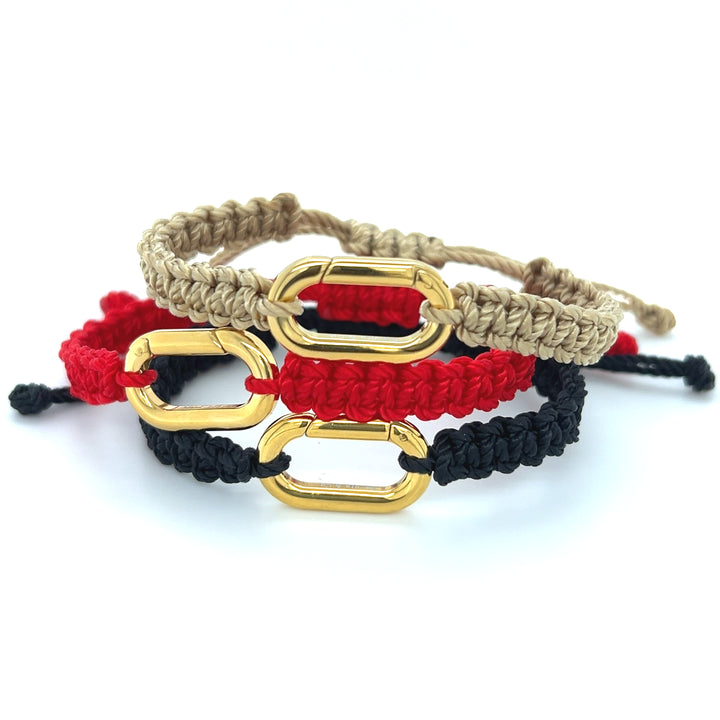 Veinte Once Macrame Bracelet — pulsera de Karola & Co.
