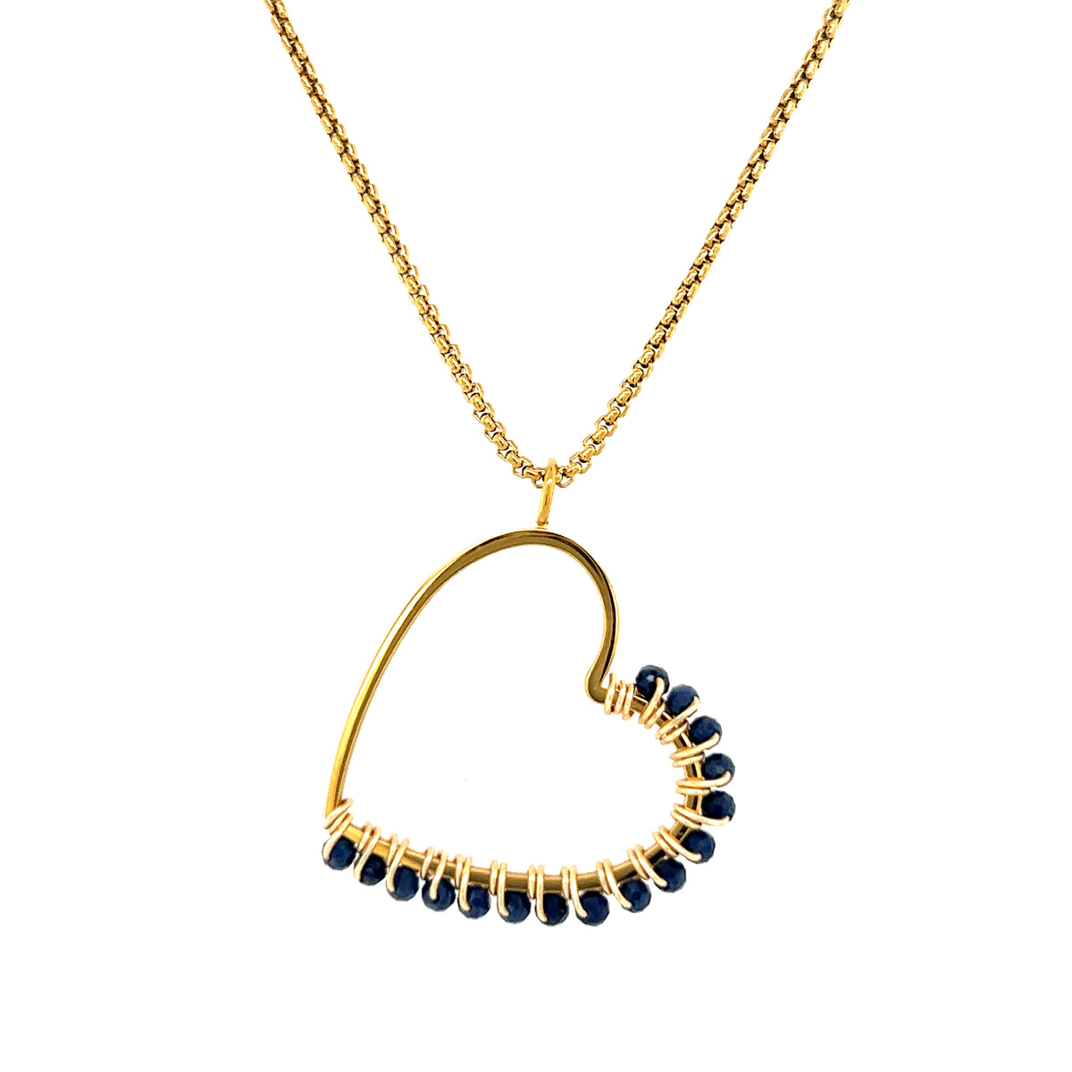Amour Beaded Heart Necklace — collar de Karola & Co.