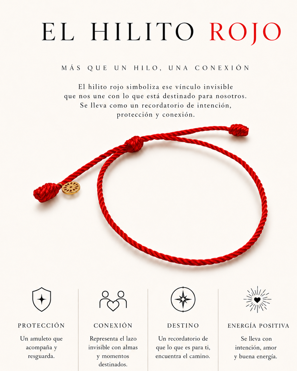 Pulsera El Hilito Rojo