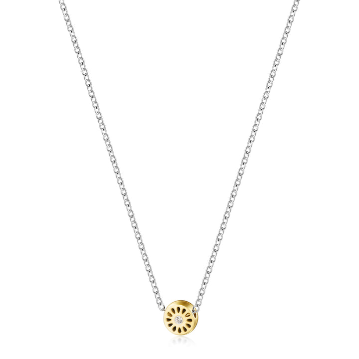 Signature Mini Two Tone Necklace — collar de Karola & Co.