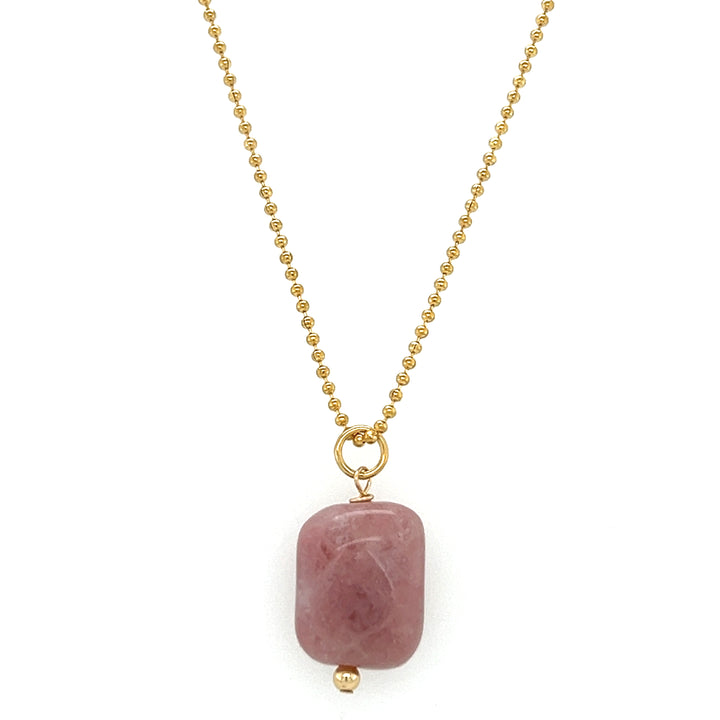 Strawberry Stone Necklace — collar de Karola & Co.