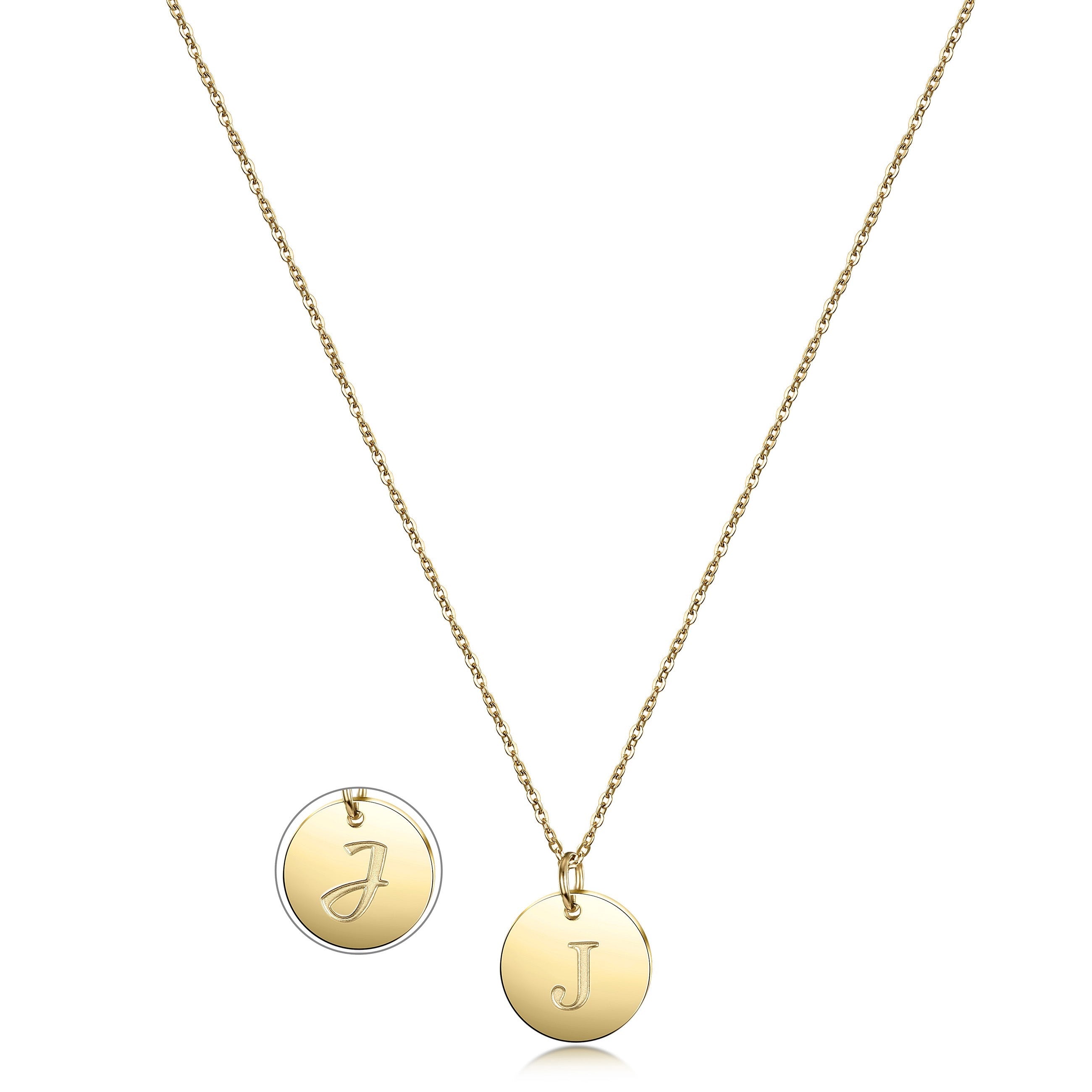 Reflect Initial Necklace