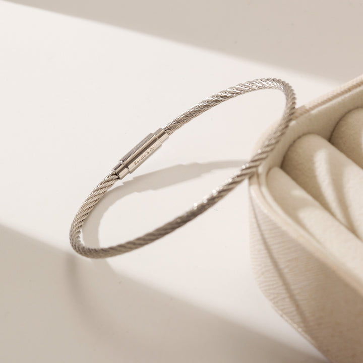 Amalfi Bracelet Silver — pulsera de Karola & Co.