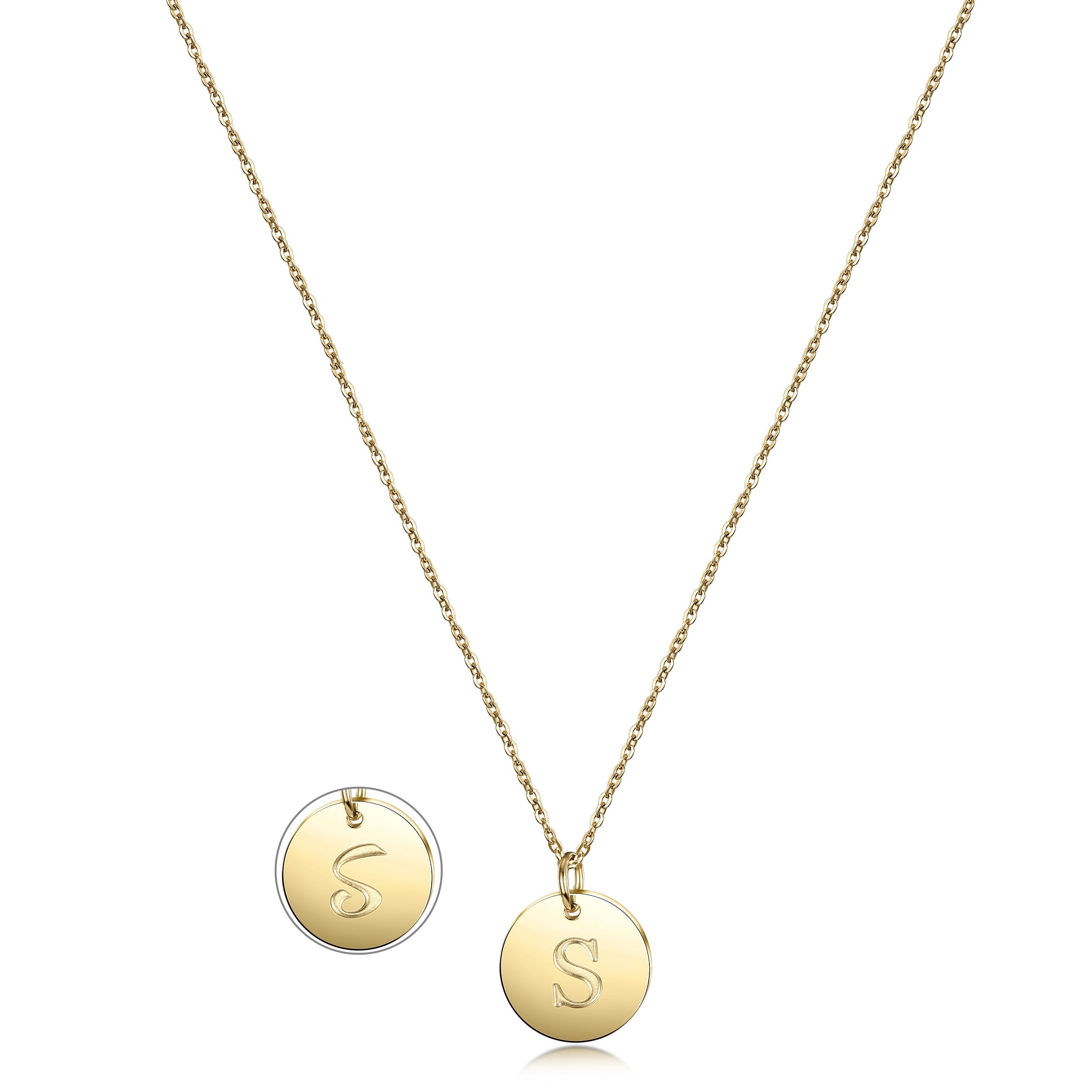 Reflect Initial Necklace