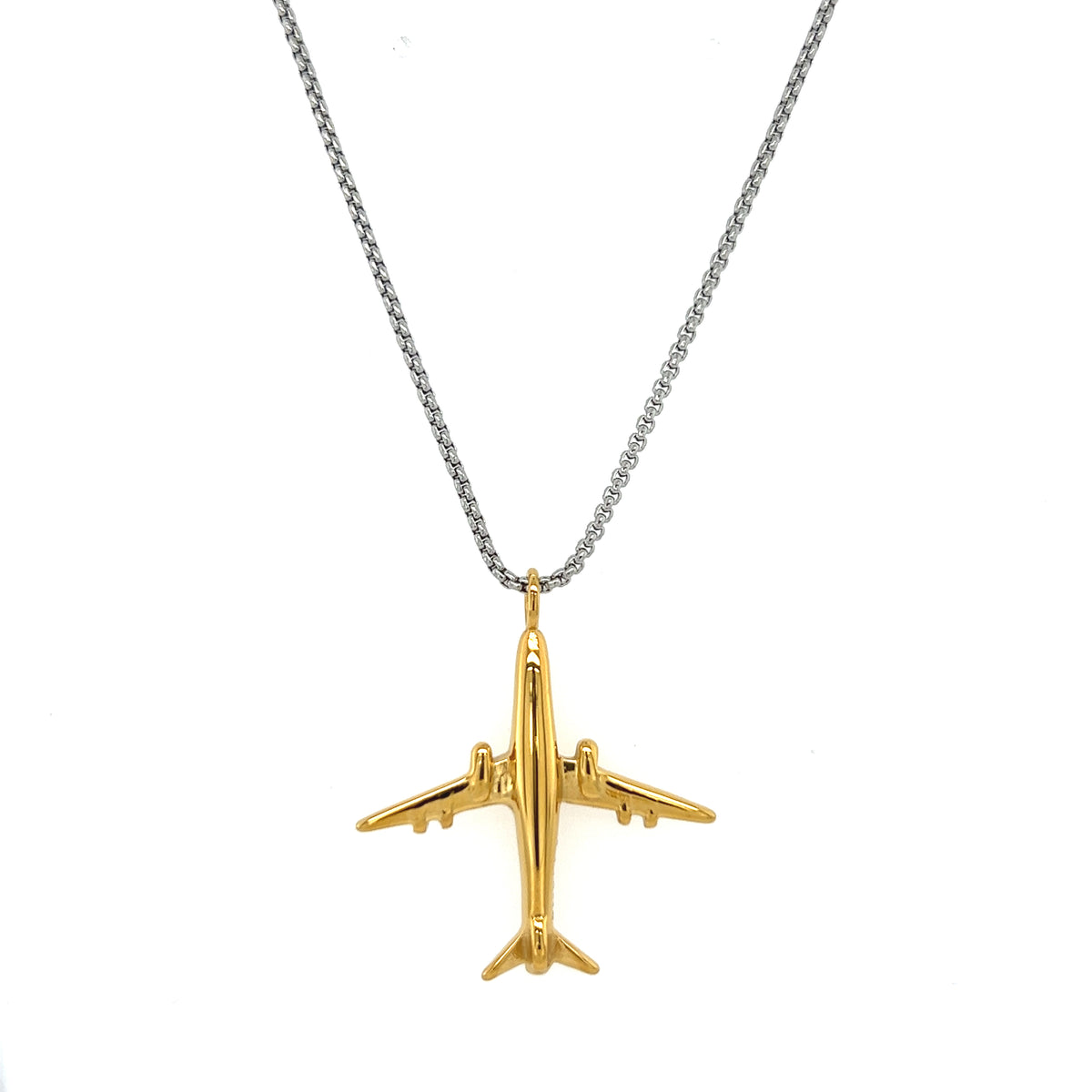 Bon Voyage Two Tone Necklace — collar de Karola & Co.