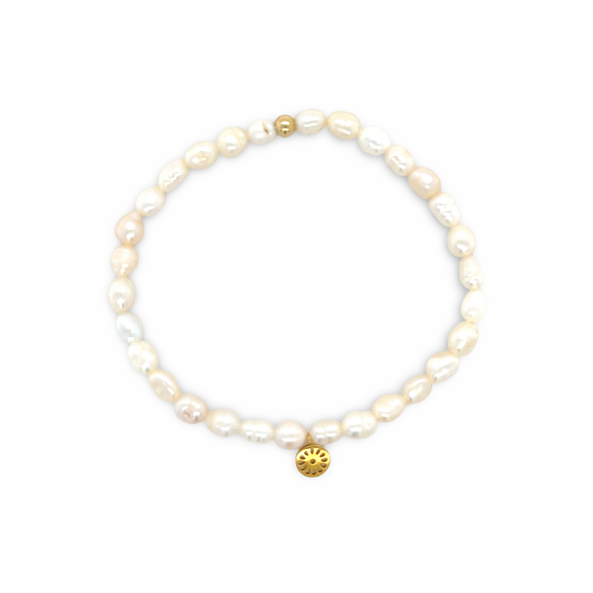 Signature Mini Pearl Bracelet — pulsera de Karola & Co.