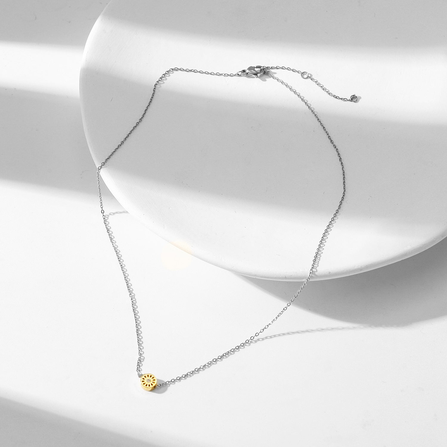 Signature Mini Two Tone Necklace