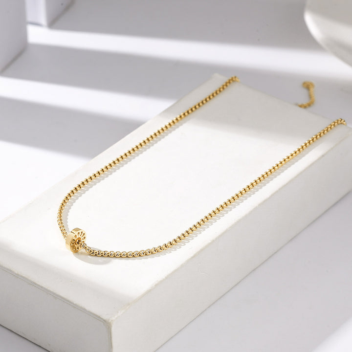 Harmony Signature Necklace Gold — collar de Karola & Co.