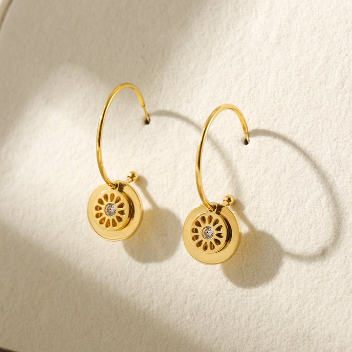 Penelope Earrings - Flower — aretes de Karola & Co.