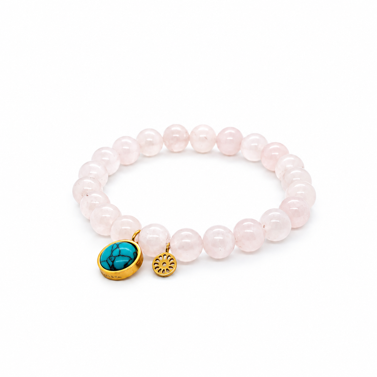 Rose Turquoise Elastic Bracelet