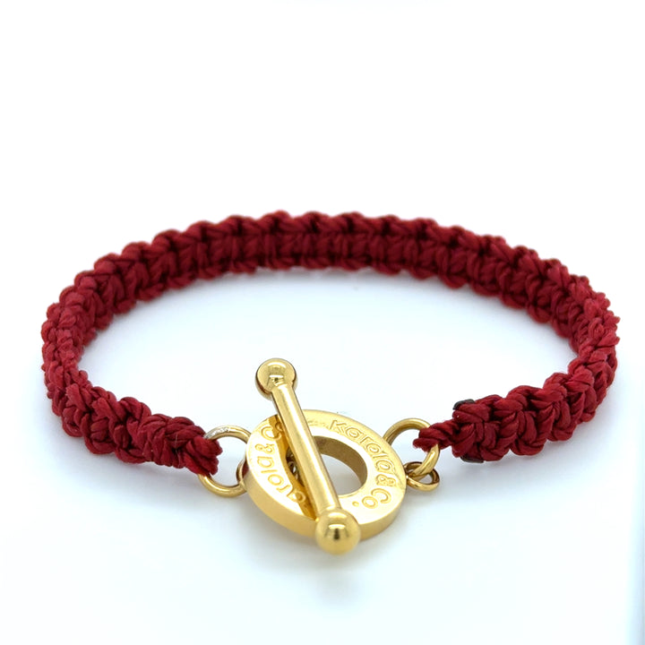 Signature Macrame Bracelet — pulsera de Karola & Co.