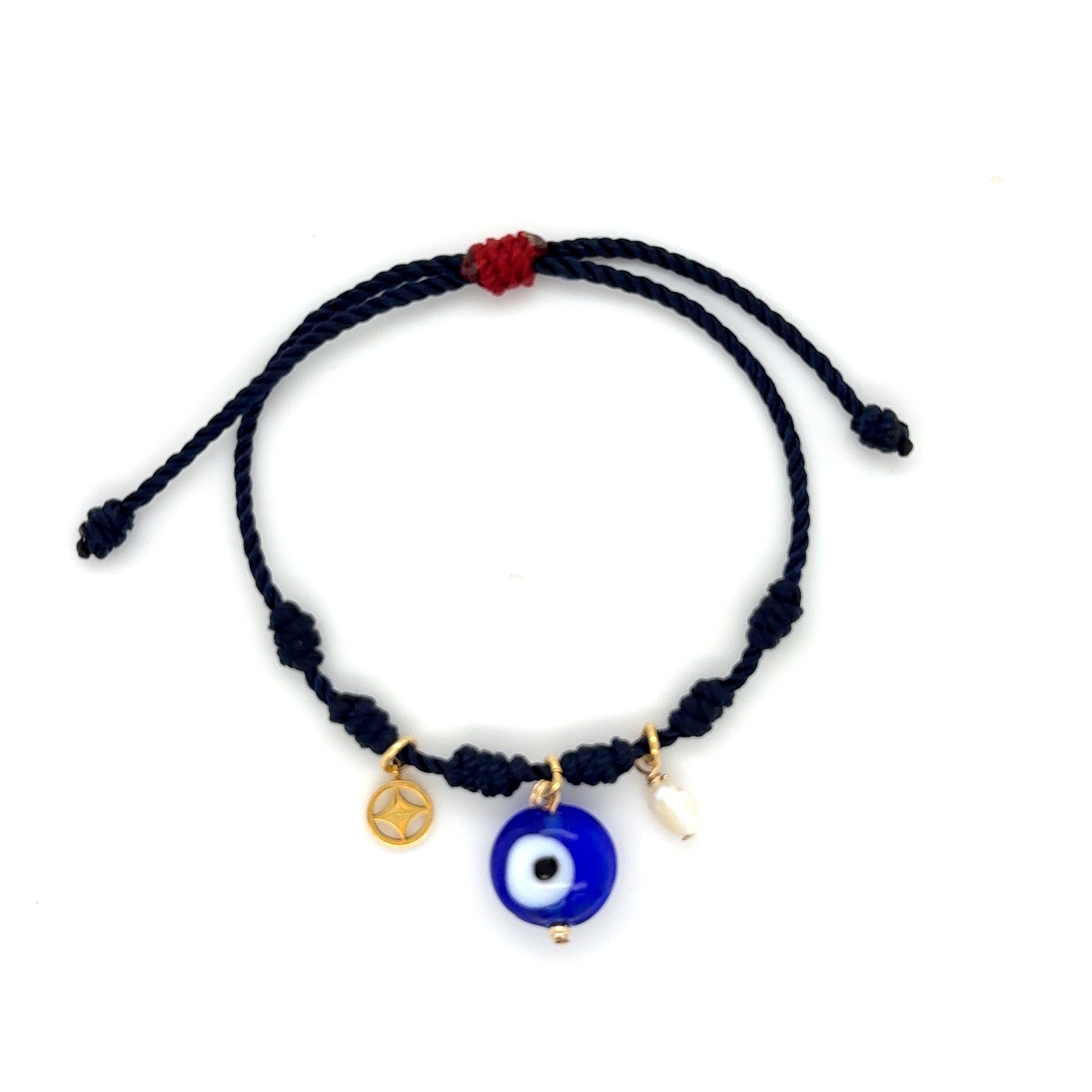 Reflect Evil Eye Knoted Bracelet