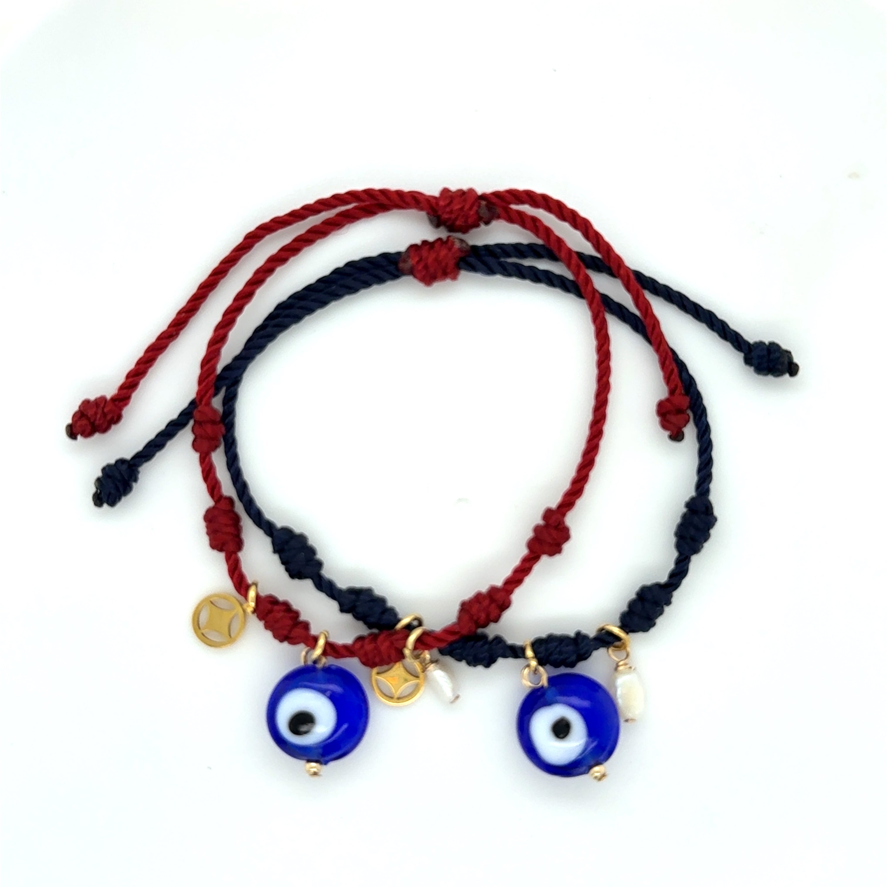 Reflect Evil Eye Knoted Bracelet