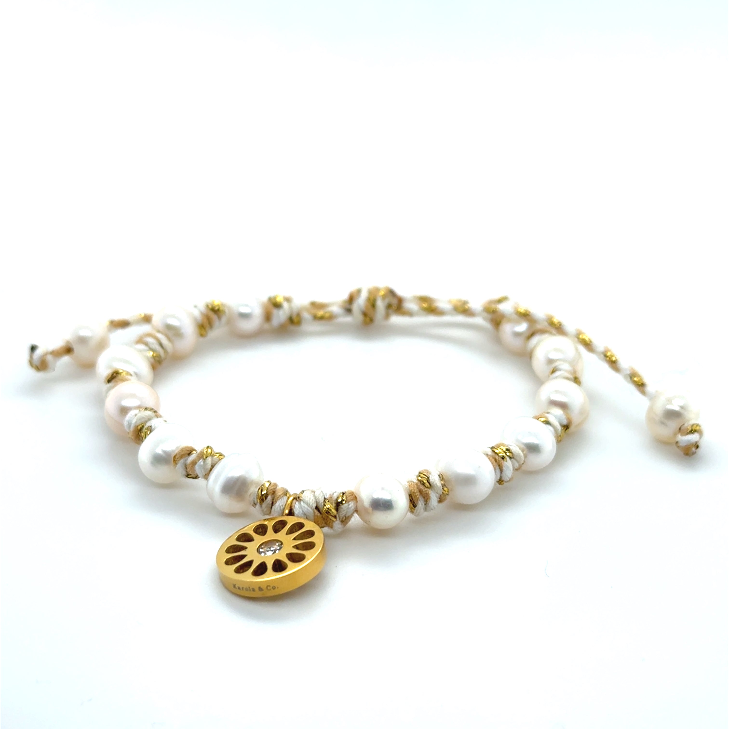 Signature Braided Pearls Bracelet