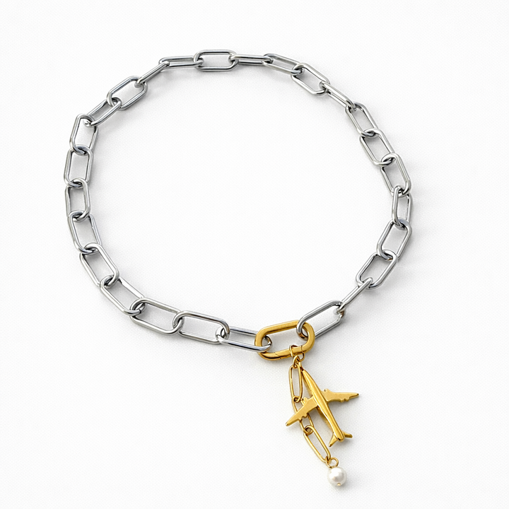Veinte Once Bon Voyage Two Tone — collar de Karola & Co.