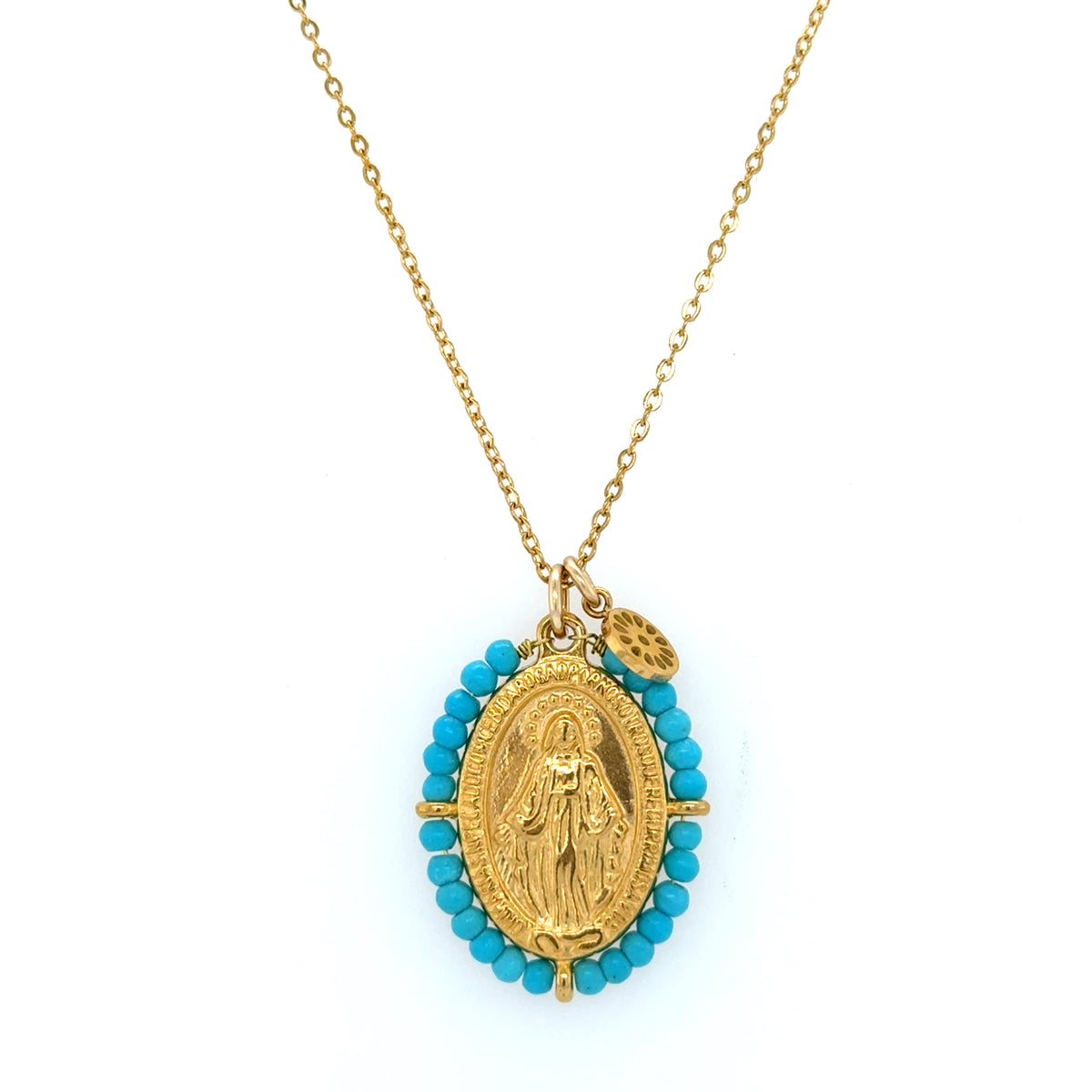 Virgen Charm Necklace