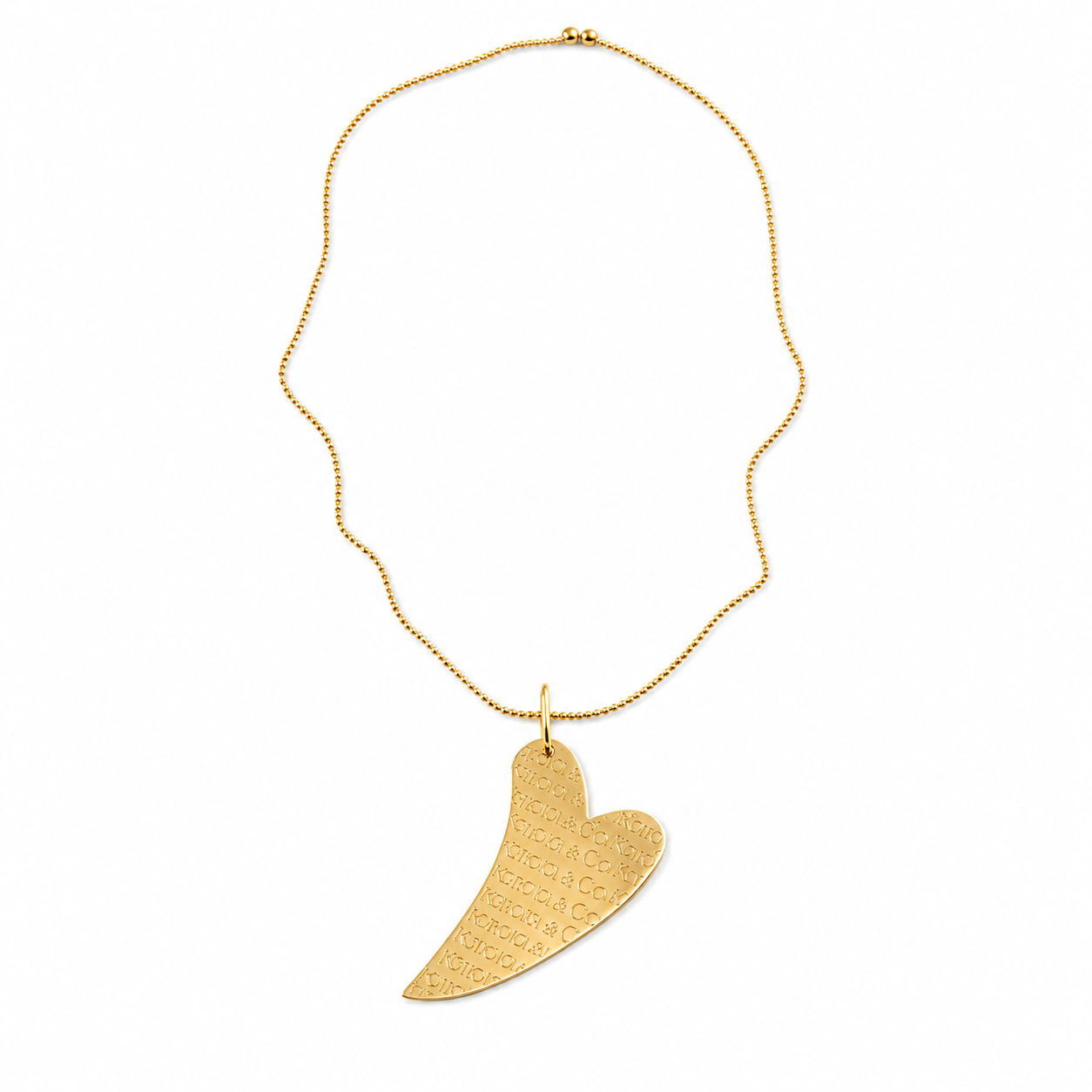 Signature Heart Rolo Necklace