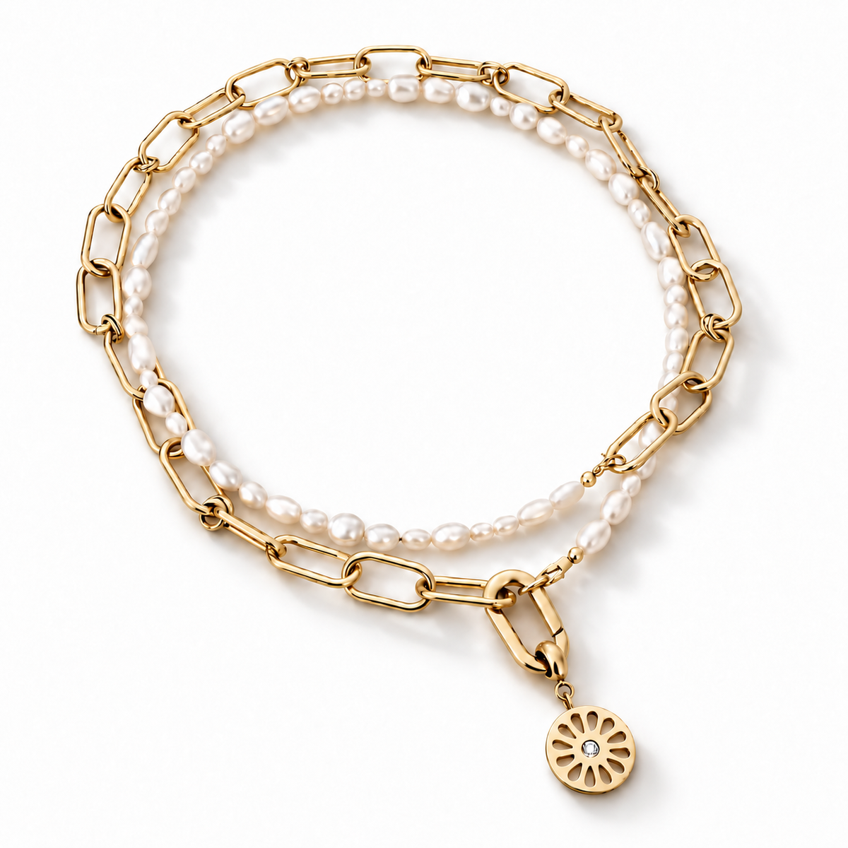 Veinte Once Pearl Necklace