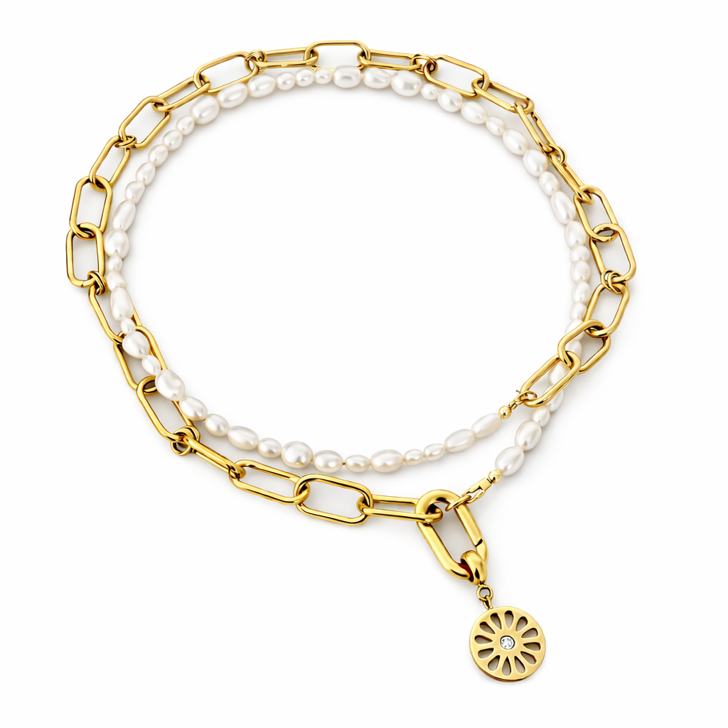 Veinte Once Pearl Necklace