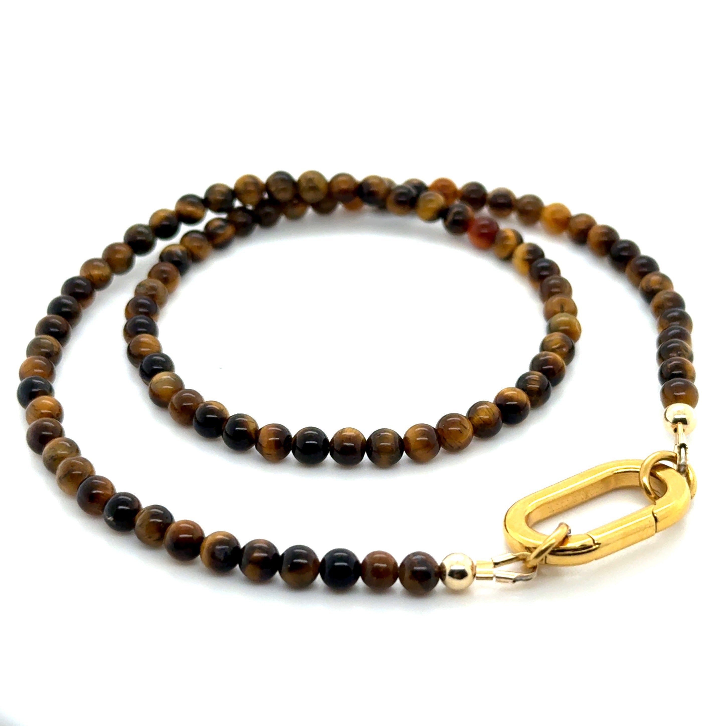 Veinte Once Tiger Eye Necklace — collar de Karola & Co.