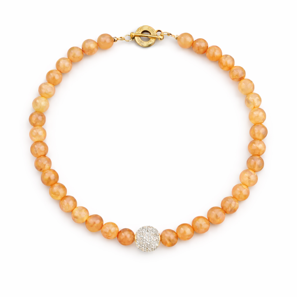 Elena Orange Necklace