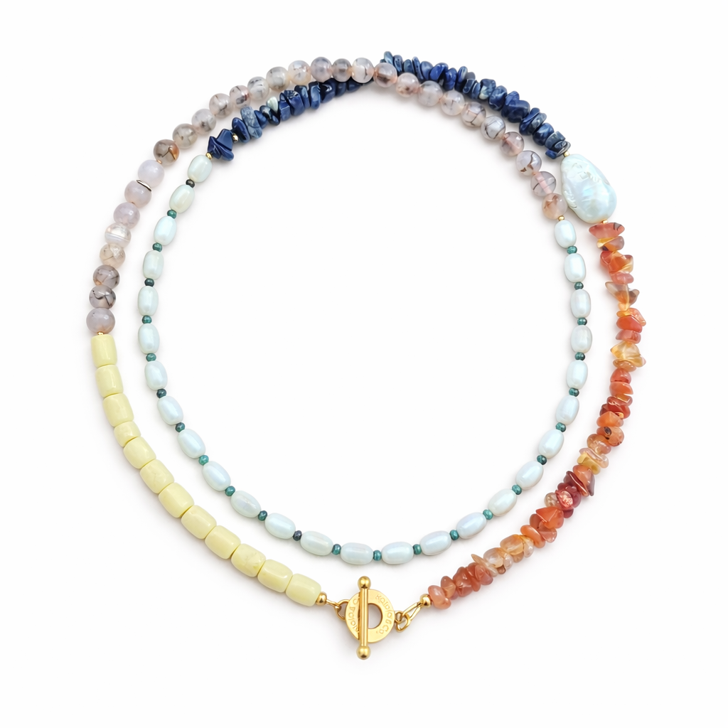 Natural Stone Multiway Necklace