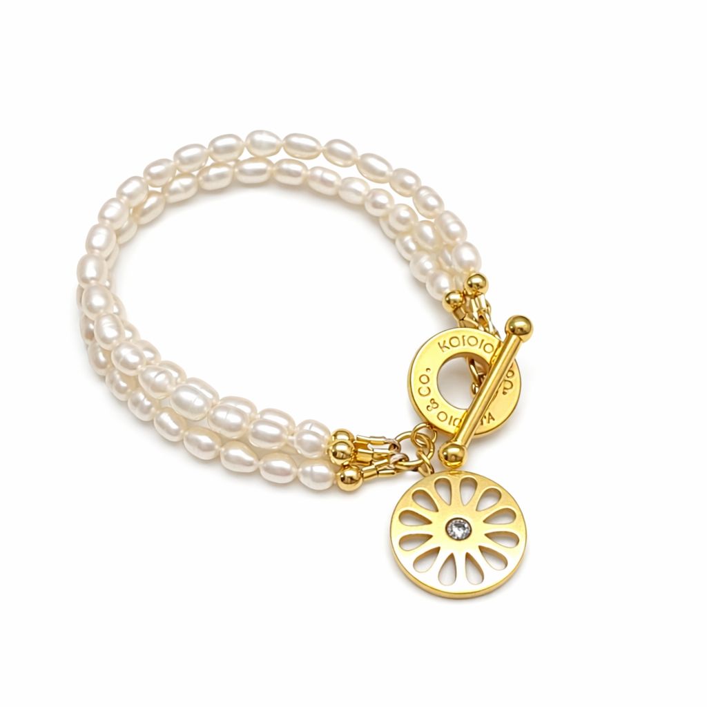 Frances Pearls Bracelet — pulsera de Karola & Co.