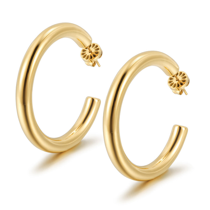 Miami Hoops Gold — aretes de Karola & Co.