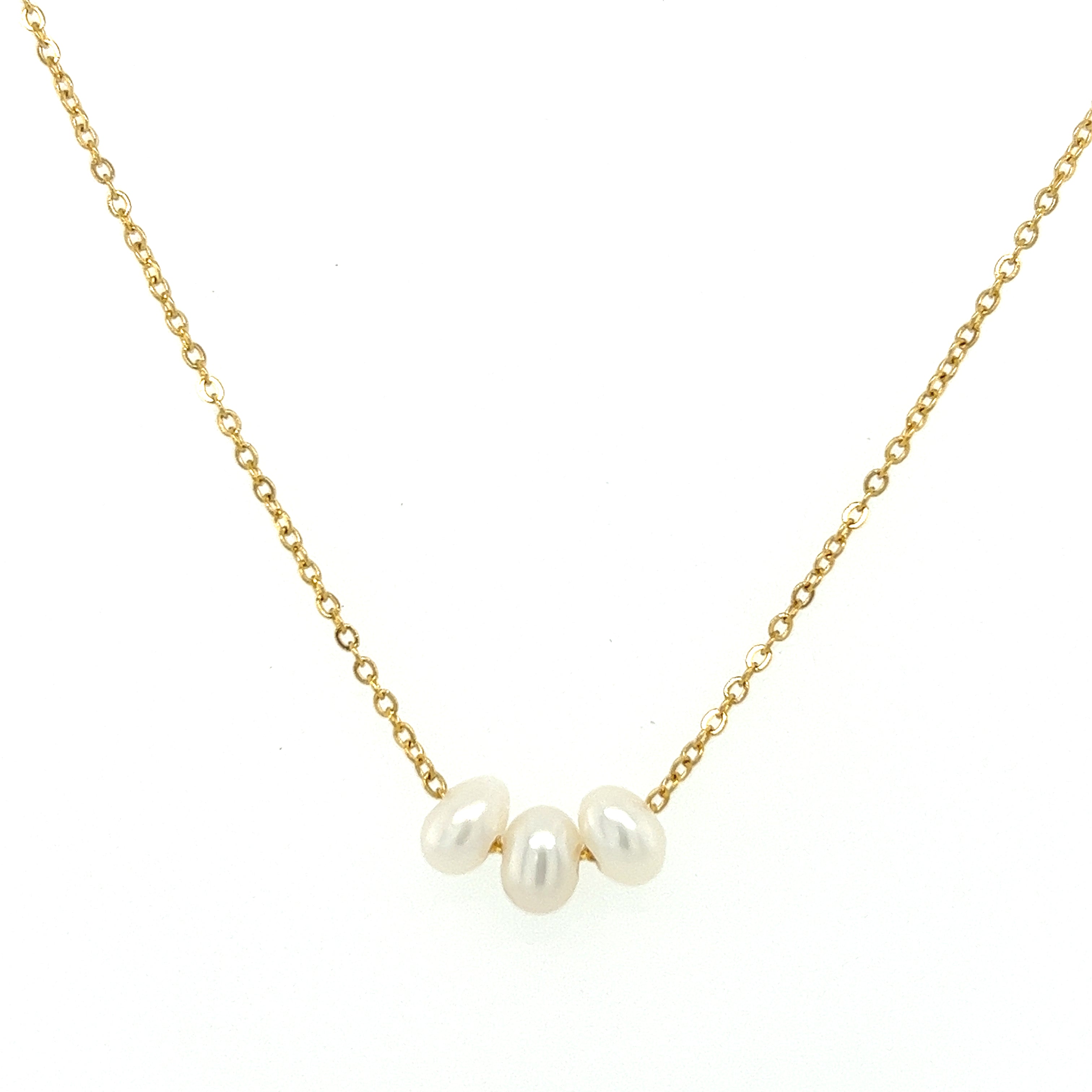 Las Tres Perlas Necklace — collar de Karola & Co.