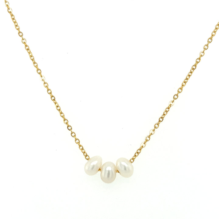 Las Tres Perlas Necklace — collar de Karola & Co.