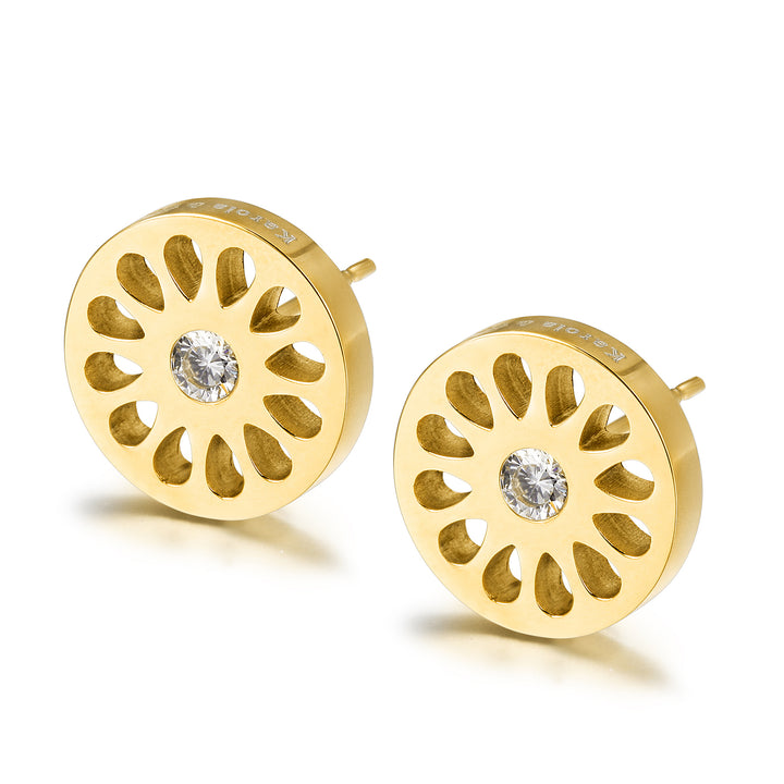 Signature Studs — aretes de Karola & Co.