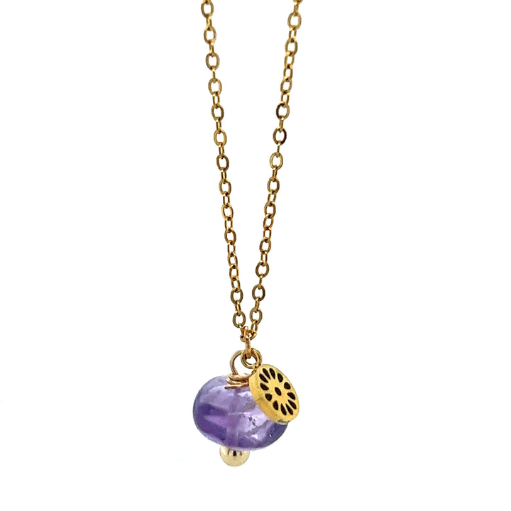 Amethyst Chain Necklace — collar de Karola & Co.
